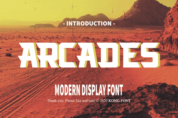 Arcades: The Modern Display Font for Polished Digital Brands