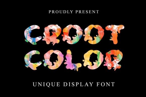 Croot Color Typeface: The Playful Display Font for Engaging Campaigns