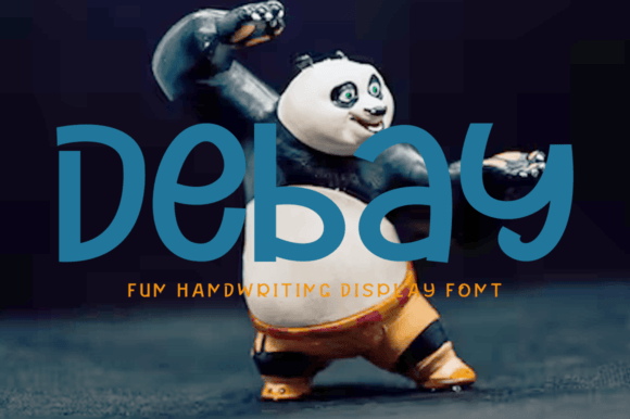 Debay Display Font for Modern Campaign Design