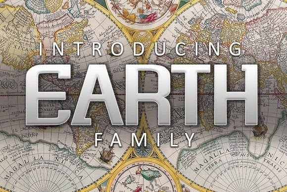 Earth Typeface: Elevating Brand Identity with Modern Display Typography