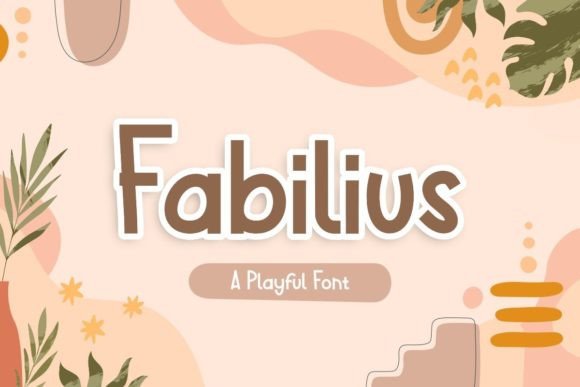 Fabilius: The Playful Display Font for Youthful Brand Identity