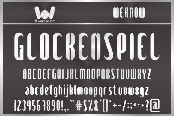 Glockenspiel: A Fancy Display Font for Premium Brand Identity