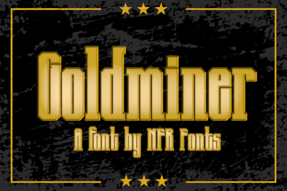 Goldminer Font Review: A Bold Western Display Type