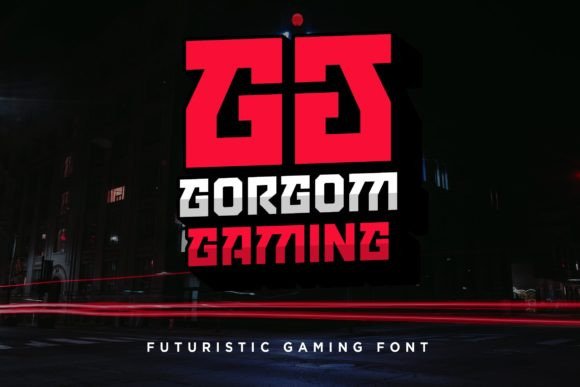Gorgom: The Futuristic Display Font for Modern Gaming Brands