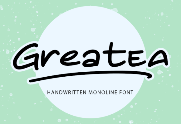Greatea: The Handwriting Font for Sweet and Personal Branding