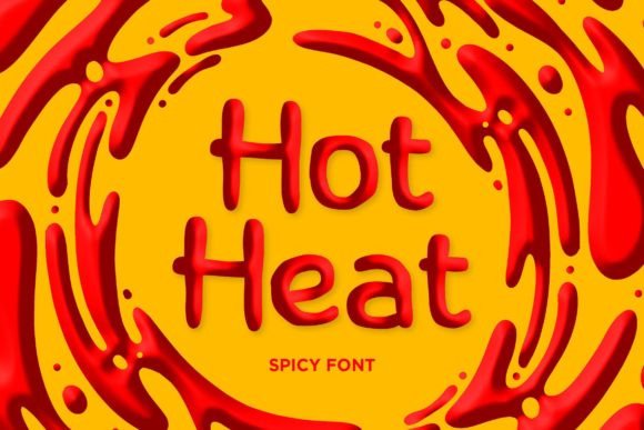 Hot Heat: The Spiciest Display Font for Viral Campaigns