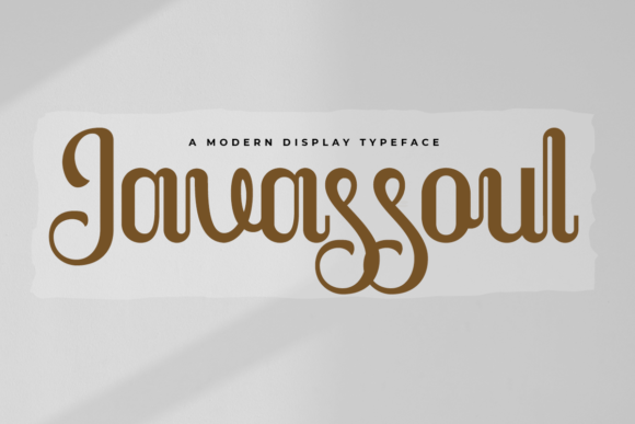 Javassoul: Elegant Display Fonts for Professional Branding