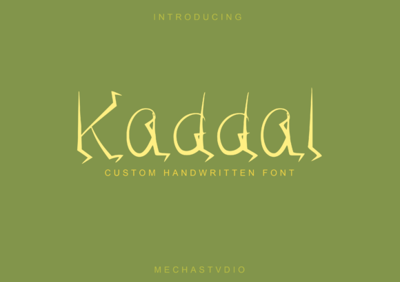 Kaddal Free Download: The Ultimate Wild Display Font