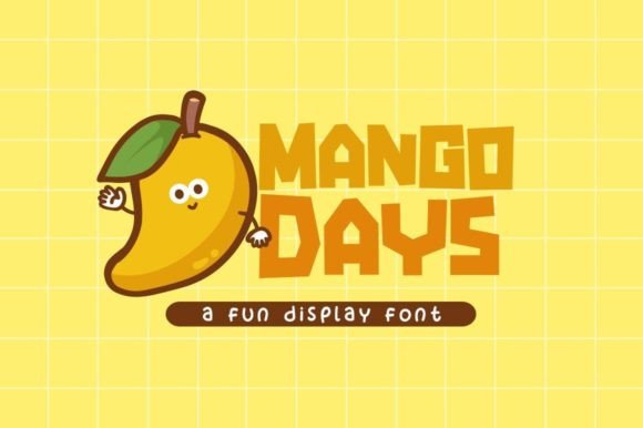 Mango Days: The Playful Display Font for Crafters and Sellers