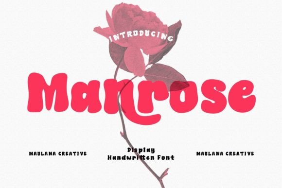 Manrose: The Retro Handwritten Font for Bold Brand Identity