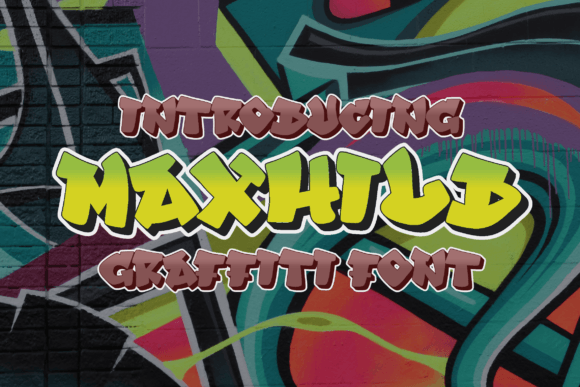 Maxhild: The Graffiti-Style Display Font for Urban Campaigns