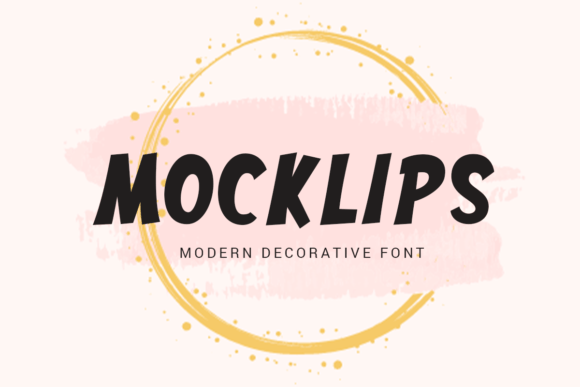 Mocklips Display Font Review for Editorial Design