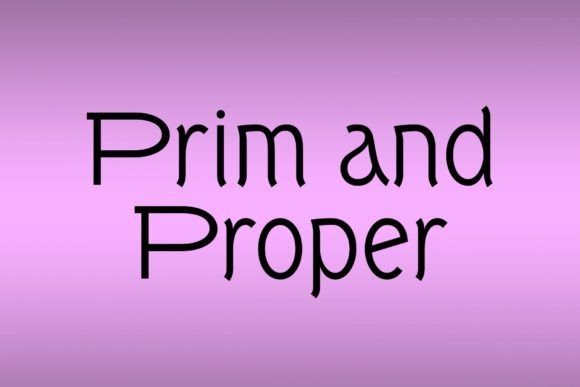 Prim and Proper: A Clean Display Font for Professional Branding