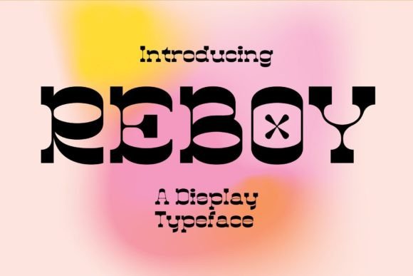 Reboy Display Font Review for Retro Branding and Craft Projects