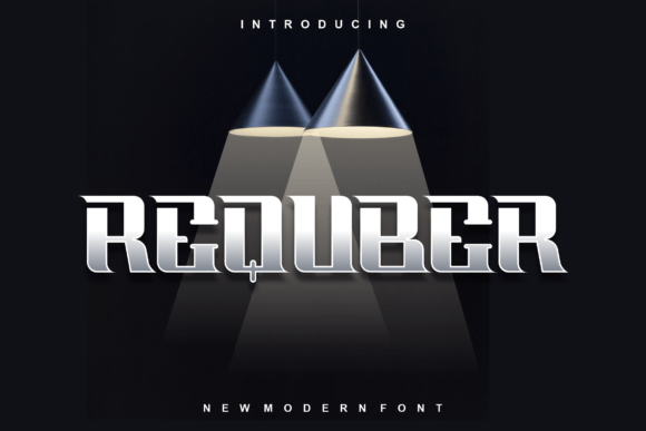 Requber: A Bold Display Font for Authentic Brand Identity
