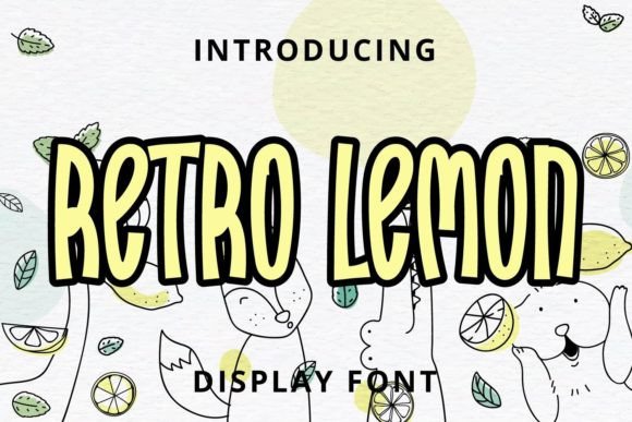 Retro Lemon Typeface: Elevate Your Brand Identity