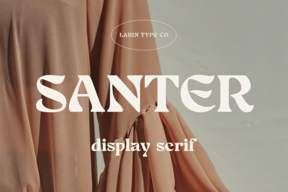 Santer Display Typeface for High-Impact Campaign Visuals