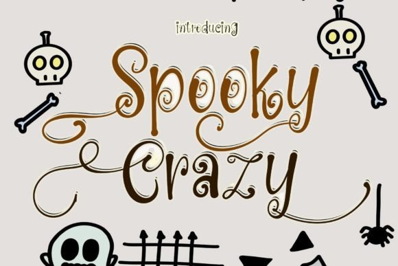 Spooky Crazy Typeface for Editorial and Display Design