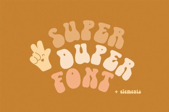 Super Duper: A Free Download for Bold Display Design