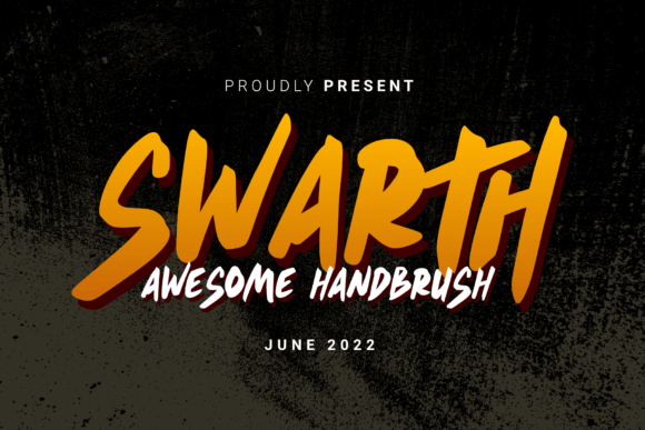 Swarth Display Font Review for Trendy Campaign Design