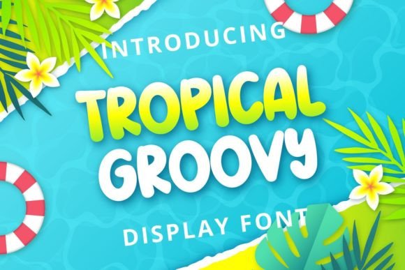 Tropical Groovy: The Ultimate Display Font for Scroll-Stopping Campaigns